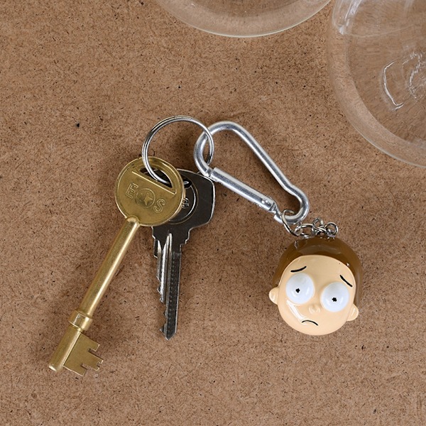 Rick And Morty Morty 3D Nyckelring One Size Beige/Brun Beige/Brown One Size