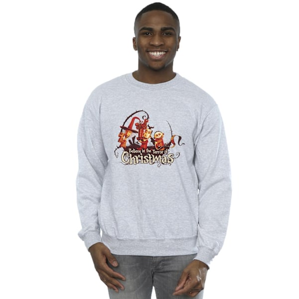 Disney Herr The Nightmare Before Christmas Christmas Terror Sweatshirt Sports Grey M