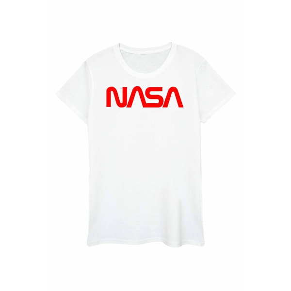 NASA Dam/Damer Aeronautik Och Rymd Bomull Boyfriend T-Shirt White XXL