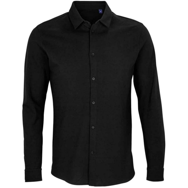 NEOBLU Formell skjorta i ekologisk bomull för män XL djupsvart Deep Black XL