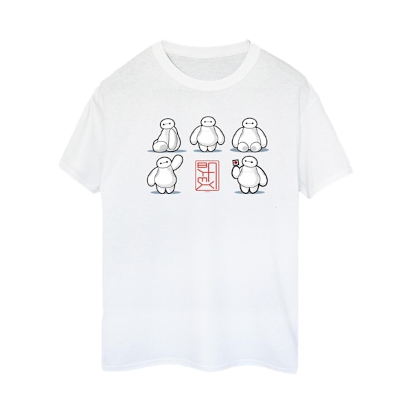Disney Dam/Kvinnor Big Hero 6 Baymax Många Poser Bomull Pojkvän White M