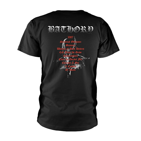 Bathory Unisex Adult Under The Sign Back Print T-Shirt S Svart Black S