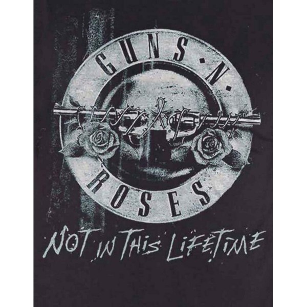 Guns N Roses Unisex vuxen Inte i denna livstidsturné Xerox T-Shi Black L