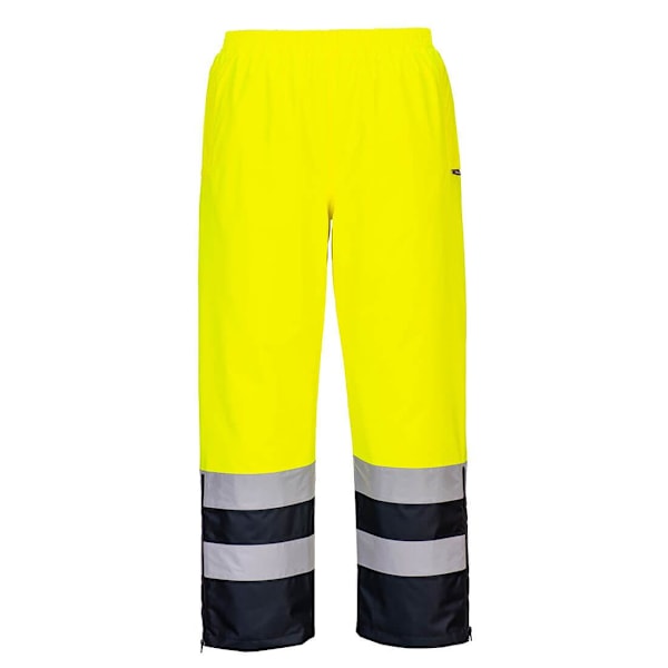 Portwest Hi-Vis vinterbyxor för män L R gul/marinblå Yellow/Navy L R