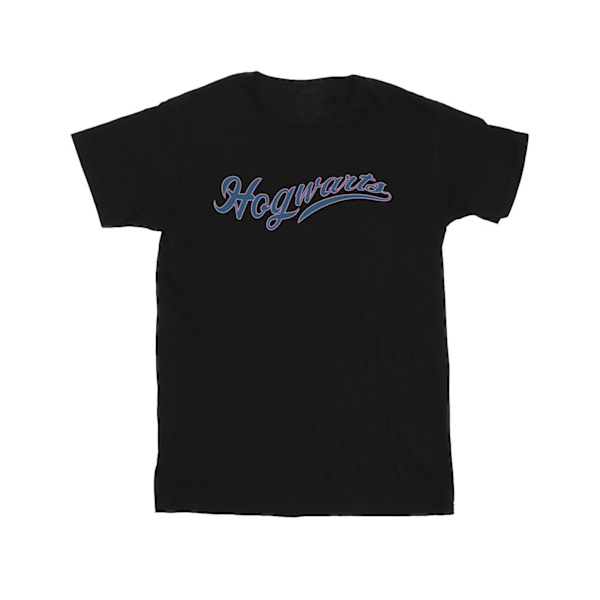 Harry Potter T-shirt för män med Hogwarts-tryck, 4XL, svart Black 4XL