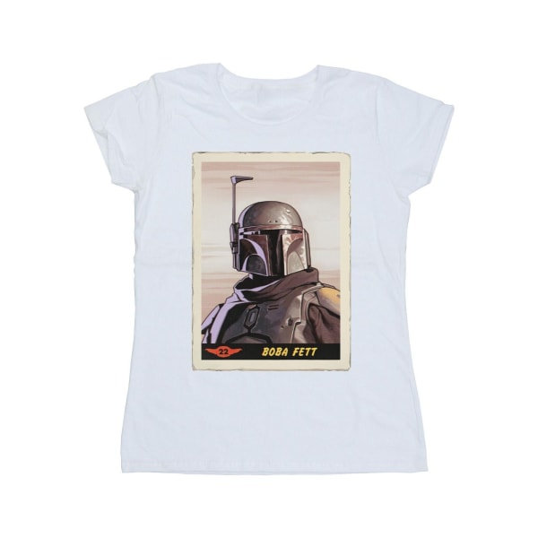 Star Wars Dam/Dam The Mandalorian Boba Fett Cotton T-Shir White M