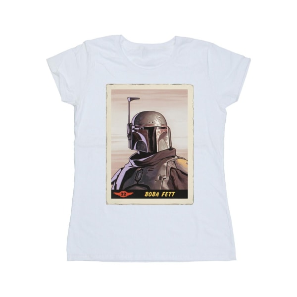 Star Wars Dam/Damer The Mandalorian Boba Fett Bomull T-shirt White XL