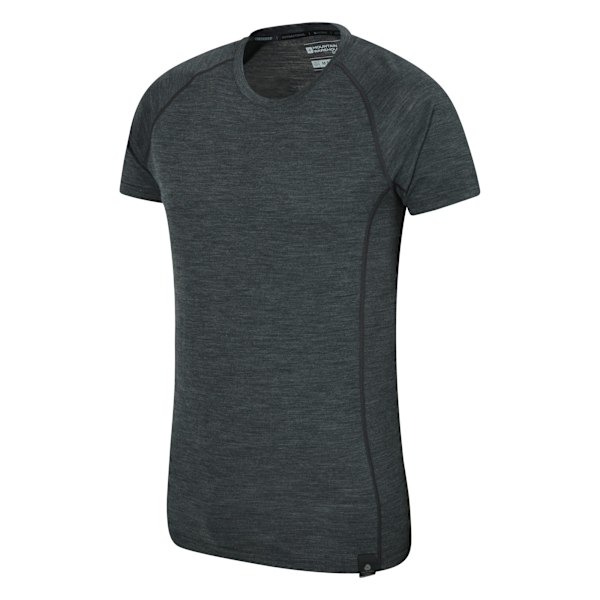 Mountain Warehouse Mens Summit Merino Wool T-Shirt (2-pack) Dark Grey M