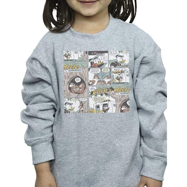 Disney Girls Chip ´n Dale Comic Sweatshirt 3-4 år Sports Grey Sports Grey 3-4 Years