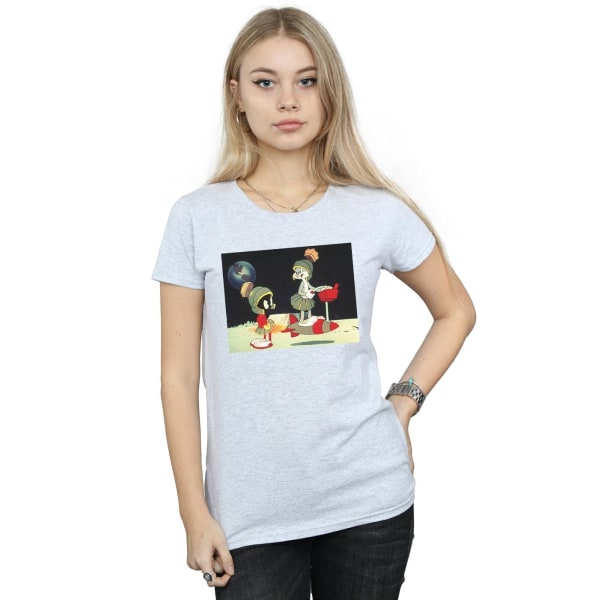 Looney Tunes Dam/Dam Bugs Bunny T-shirt i bomull S S Sports Grey S
