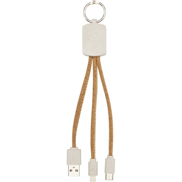 Bates Cork 3 i 1 Laddningskabel One Size Naturlig Natural One Size