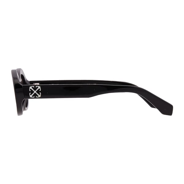 Off White Dam/Damer Edison Oval Solglasögon One Size, One Si Black/Black One Size, One Size