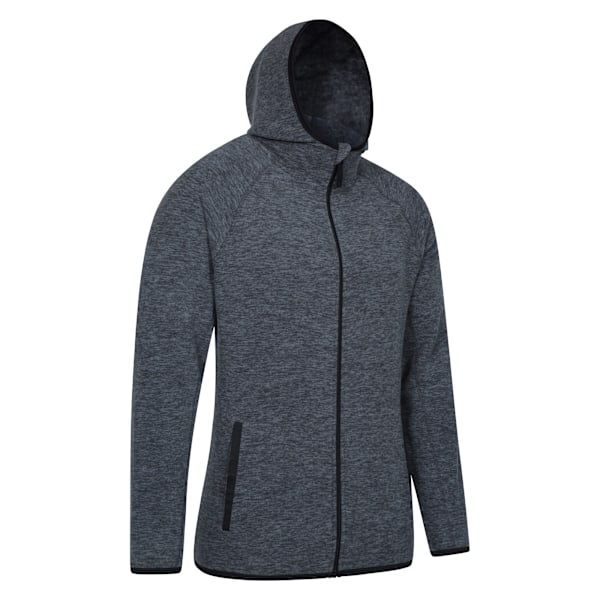 Mountain Warehouse Mens Snowdon II Full Zip Hoodie M Svart Black M