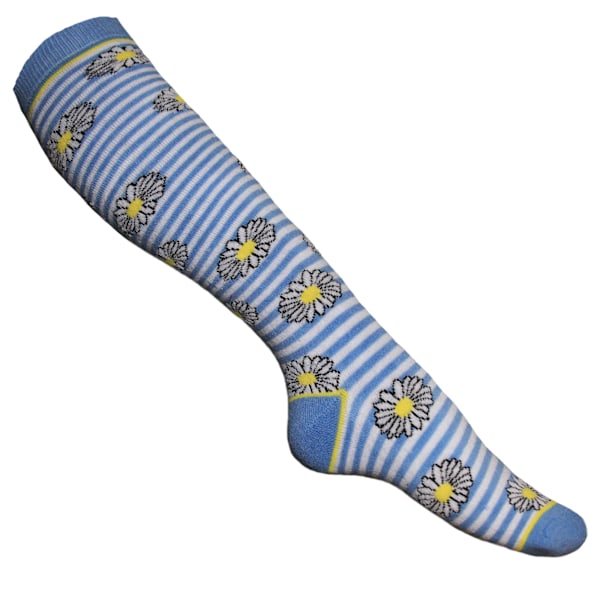 Womens/Ladies Hyperwarm Long Welly Socks (1 par) UK 4-7 Daisie Daisies UK 4-7