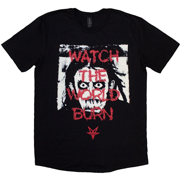 Falling In Reverse Unisex Vuxen World Burn T-Shirt S Svart Black S