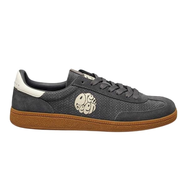Pretty Green Herr Ramblas Mockaträningsskor 12 UK Grå Grey 12 UK