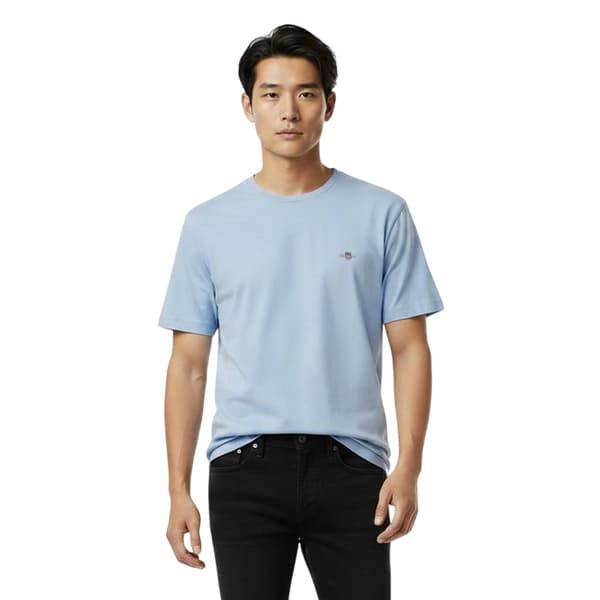 Gant Herr Fit Shield T-Shirt S Fresh Blue Fresh Blue S