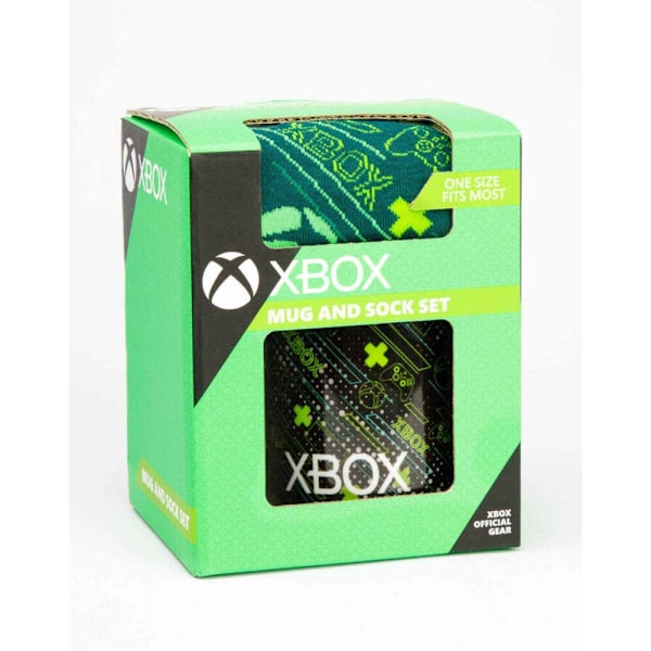 Xbox Barn/Barn Logo Mugg och Sock Set En Storlek Grön Green One Size