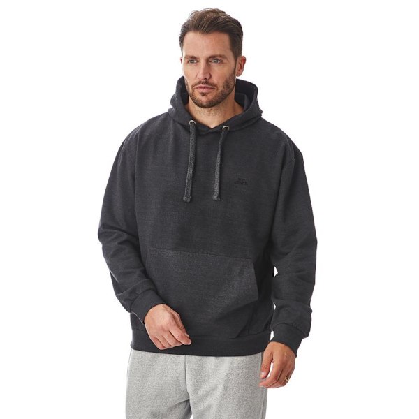 Iron Mountain Fleece Hoodie för Herrar, Storlek 3XL, Kolgrå Charcoal Grey 3XL