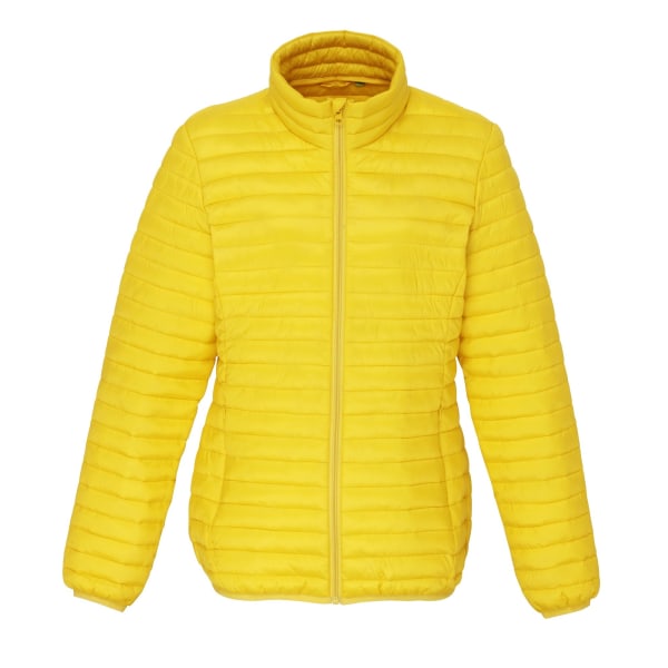 2786 Dam/dam Tribe Hooded Fineline Vadderad jacka L Bright Bright Yellow L