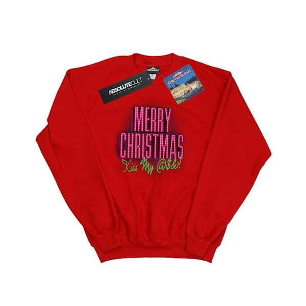 National Lampoon's Christmas Vacation Herr Kiss My Ass Sweatshirt Red XXL