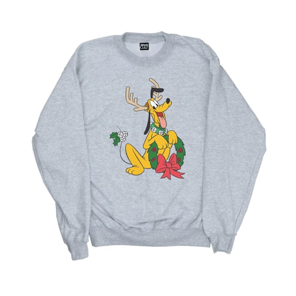 Disney Herr Pluto Jul Ren Sweatshirt 5XL Sports Grey Sports Grey 5XL