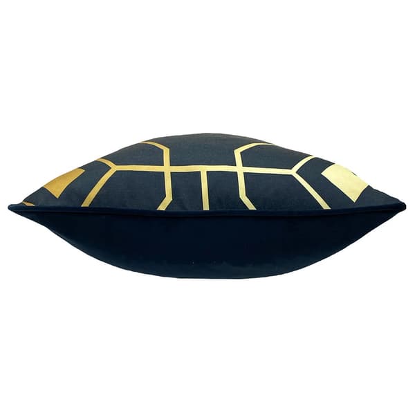 Furn Bee Deco Geometrisk Kuddfodral En Storlek Marinblå Navy One Size
