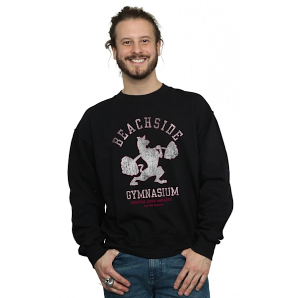 Scooby Doo Mens Beachside Gymnasium Sweatshirt 3XL Svart Black 3XL
