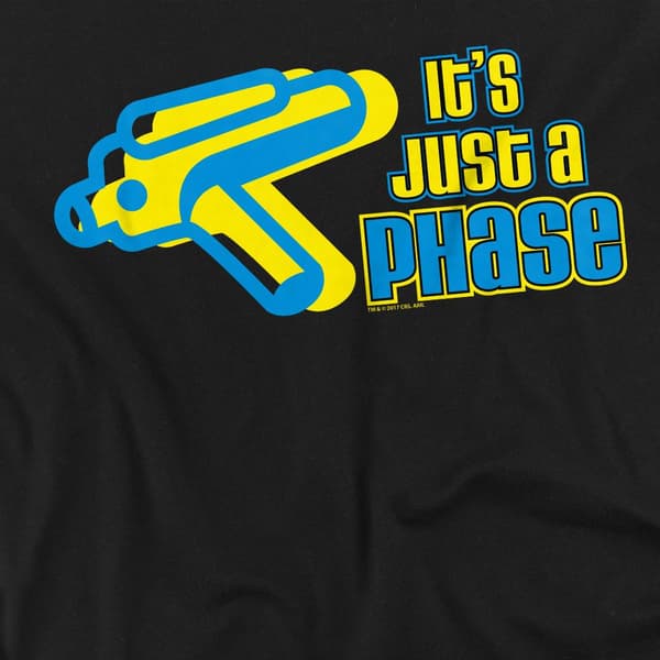 Star Trek Quogs Herr Just a Phase T-Shirt S Svart Black S