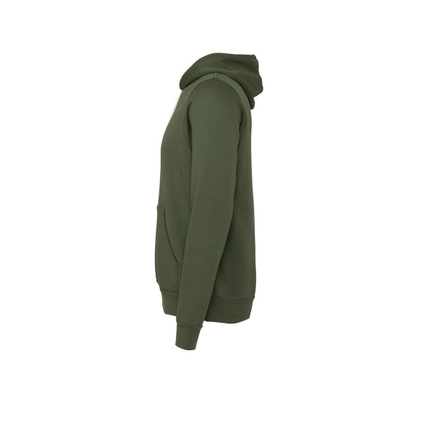 Bella + Canvas Unisex tröja i polycotton för vuxen hoodie M Milita Military Green M