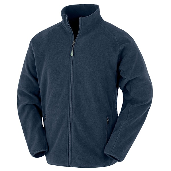 Result Äkta Återvunnen Herr Polarthermic Fleecejacka 4XL Marinblå Navy 4XL