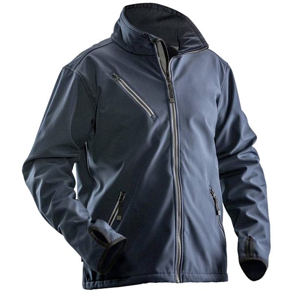 Jobman Herr Soft Shell Jacka L Marinblå Navy L
