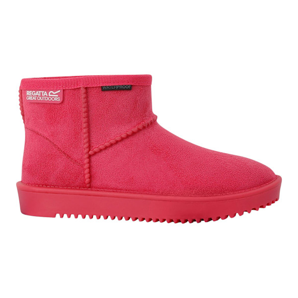 Regatta Risely Barnkängor med Vattentätt Foder i Konstpäls Pink Potion 12 UK Child