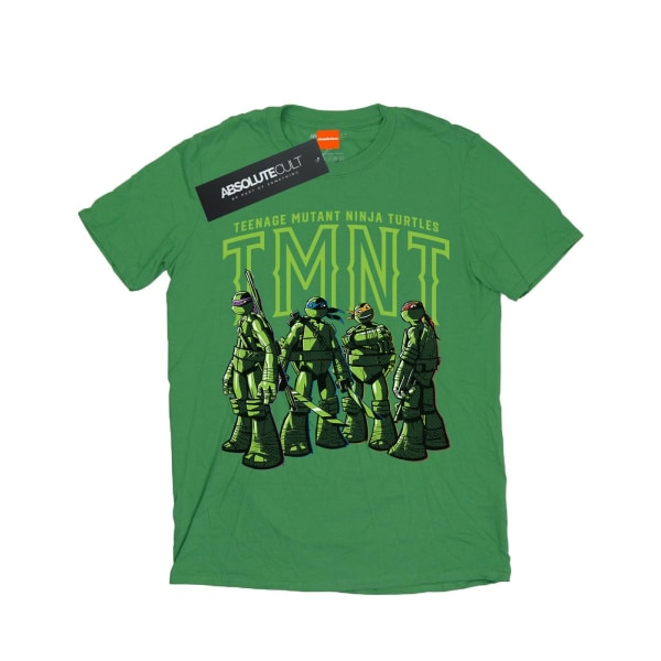 TMNT Boys Retro Pop Squad T-Shirt 7-8 år Irländsk grön Irish Green 7-8 Years