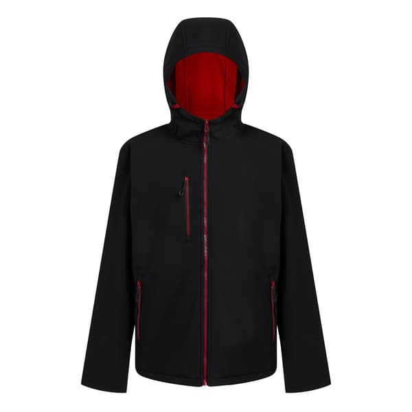 Regatta Professional Herr 2-lagers Softshelljacka S Svart/Cla Black/Classic Red S