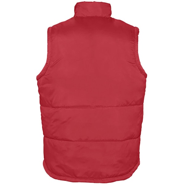 SOLS Varm Unisex Vadderad Bodywarmer Jacka 4XL Röd Red 4XL