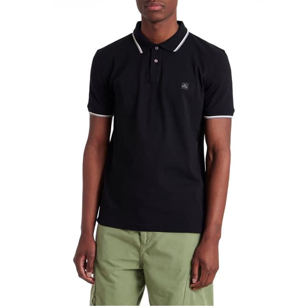 Paul Smith Herr Patch Bomullslogotyp Pikétröja S Svart Black S