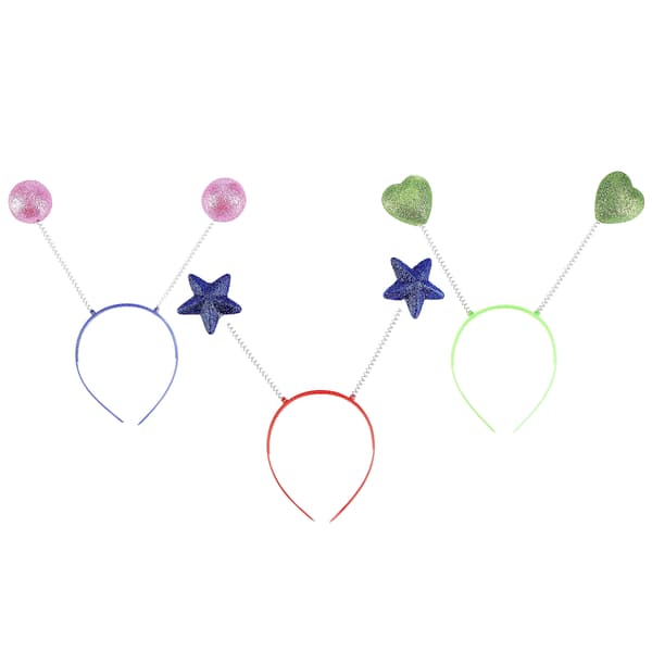 Bristol Novelty Barnens/Barnens Glittrande Huvudboppar (Paket Om 12 Multicoloured One Size