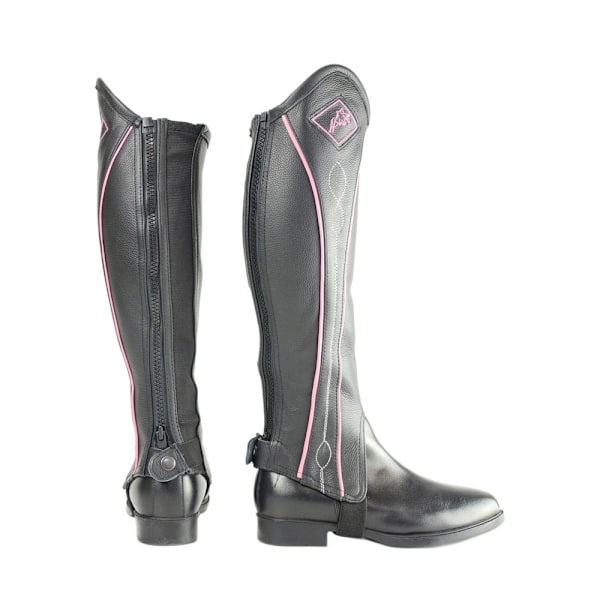HyLAND Tvåfärgade läderdamasker för vuxna M Svart/Rosa Black/Pink M