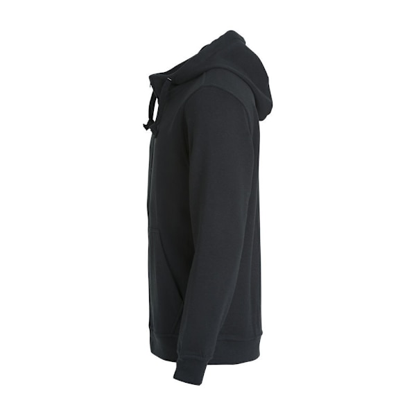 Clique Herr Basic Full Zip Hoodie 5XL Svart Black 5XL