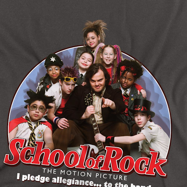 School of Rock Unisex Vuxen Jag Lovar T-Shirt M Charc Charcoal M