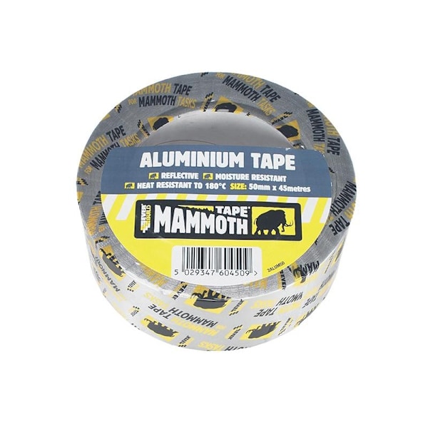 Everbuild Sika Aluminiumtejp 100mm x 45m Flerfärgad Multi Colour 100mm x 45m