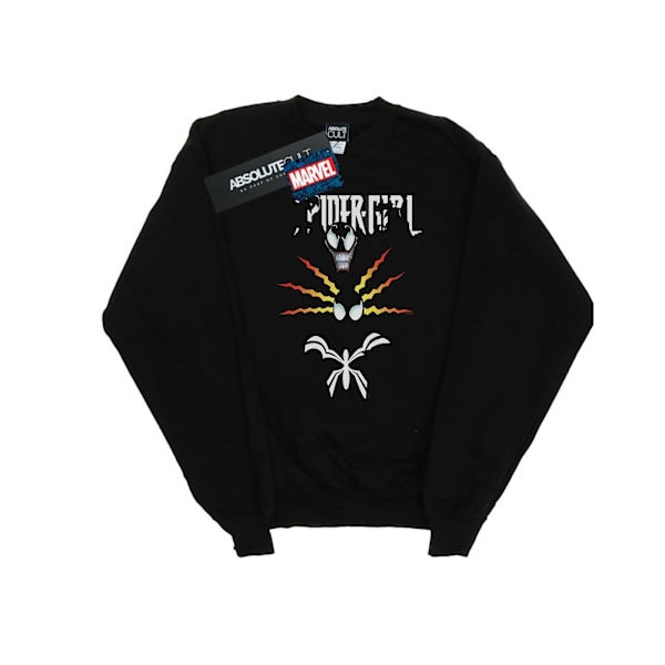 Marvel Girls Spider-Girl Spider Sense Sweatshirt 5-6 år Svart Black 5-6 Years