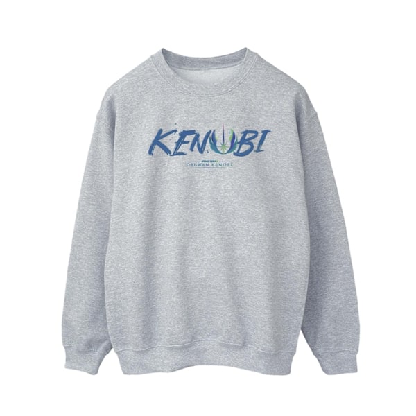 Star Wars: Obi-Wan Kenobi Herr Sweatshirt med målad framsida 5XL Spo Sports Grey 5XL