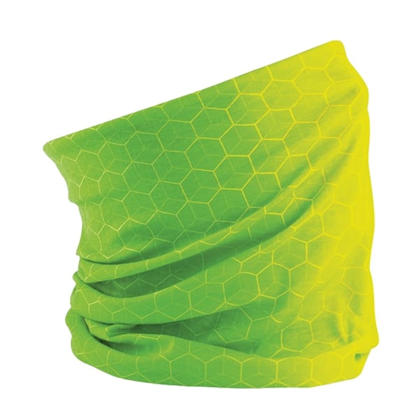 Beechfield Unisex Adult Morf Geometric Snood One Size Lime Lime One Size