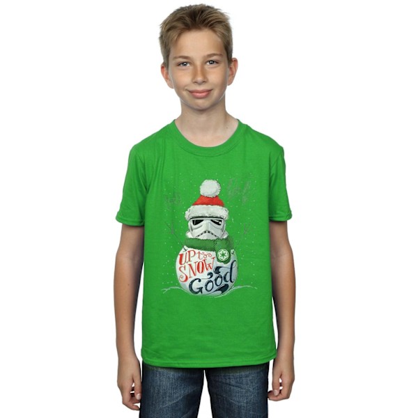 Star Wars Boys Stormtrooper Up To Snow Good T-Shirt 12-13 år Irish Green 12-13 Years