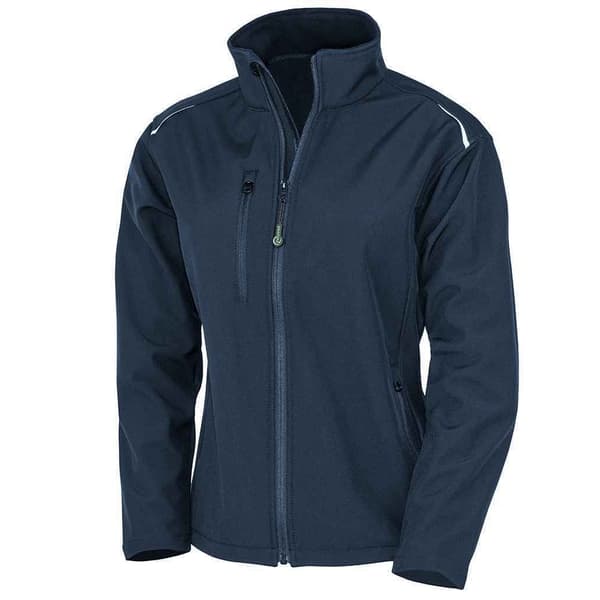 Result Äkta Återvunnen Dam/Dam Printabel Trelagers Sof Navy L