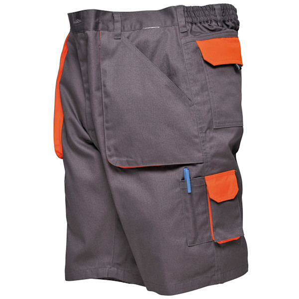 Portwest Herr Kontrast Arbetskläder Shorts L Charcoal Charcoal L