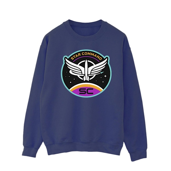 Disney Lightyear Star Command Circle Sweatshirt L Marinblå Navy Blue L