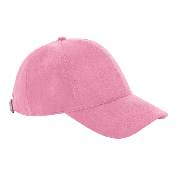 Beechfield Unisex Vuxen Faux Mocka 6 Panel Cap En Storlek Dusky P Dusky Pink One Size